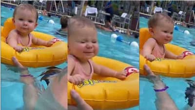 ના હોય ! આ ટેણિયાએ સ્વિમિંગ પૂલમાં કર્યો જબરદસ્ત ડાન્સ, વીડિયો જોઈને તમે પણ દંગ રહી જશો