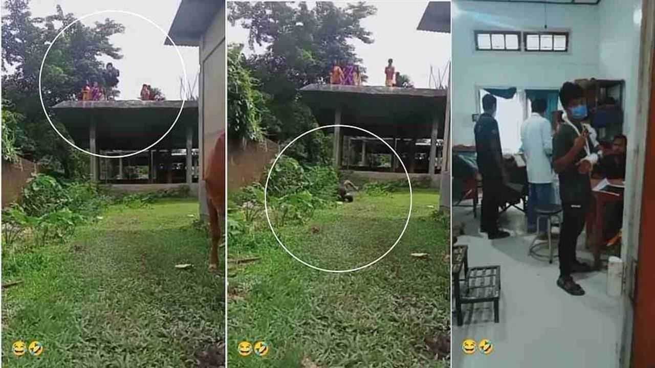 Video : સ્ટંટના ચક્કરમાં છોકરાએ છત પરથી લગાવી છલાંગ ! પછી જે થયુ તે જોઈને યુઝર્સના હોંશ ઉડી ગયા