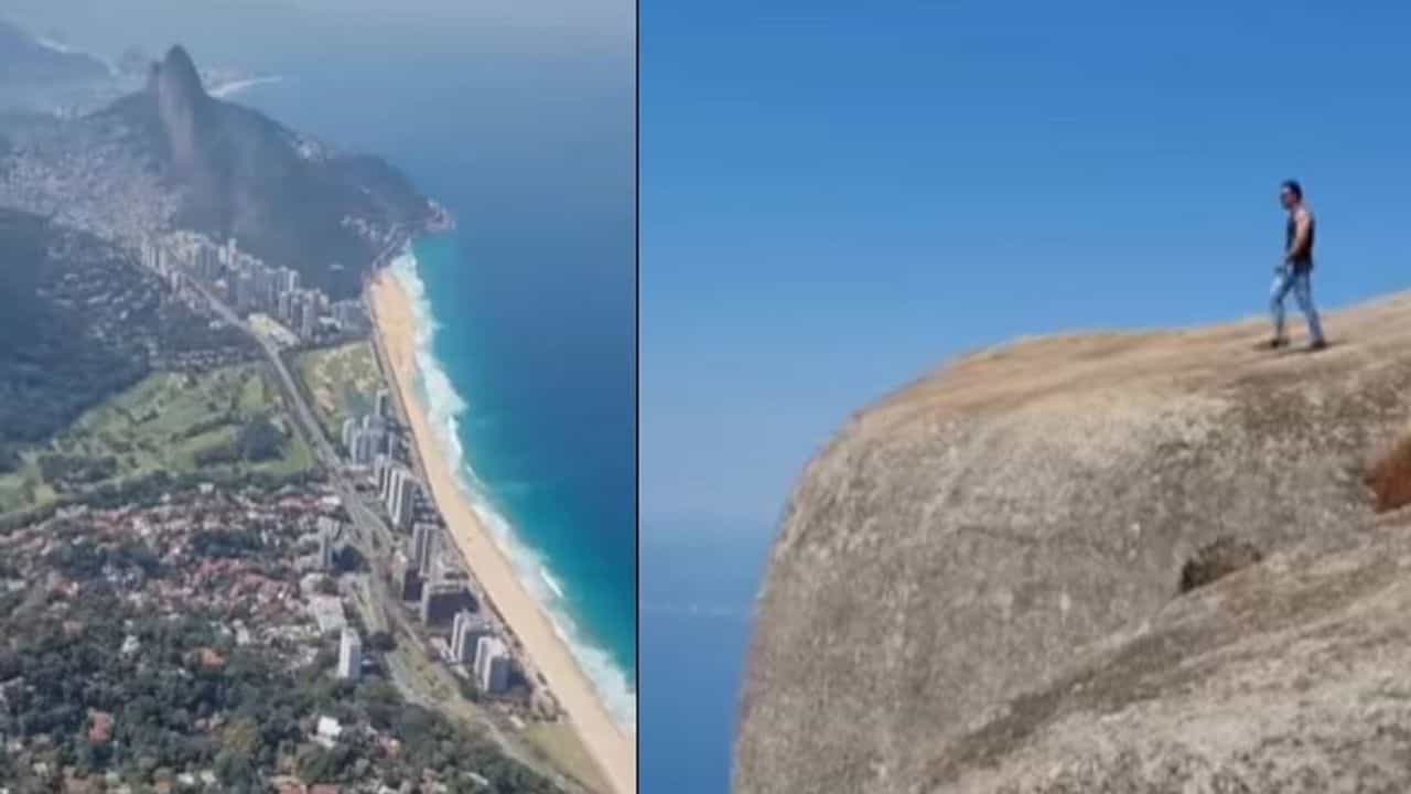 Video : ભારે કરી ! યુવાને આ જગ્યા પર પડાવ્યો ફોટો, કેમેરાનો એંગલ બદલાતા લોકોના હોંશ ઉડી ગયા