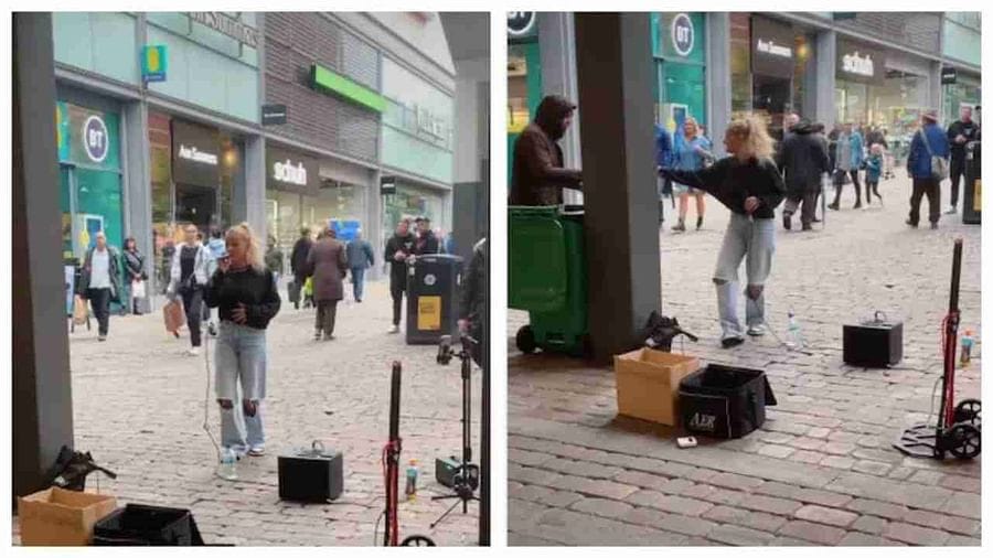 કચરાપેટીમાં ખાવાનું શોધી રહ્યો હતો વ્યક્તિ, સિંગરે લાઇવ પરફોર્મન્સ રોકીને આપ્યા પૈસા, તમે પણ જુઓ આ Viral Video કચરાપેટીમાં ખાવાનું શોધી રહ્યો હતો વ્યક્તિ, સિંગરે લાઇવ પરફોર્મન્સ રોકીને આપ્યા પૈસા, તમે પણ જુઓ આ Viral Video