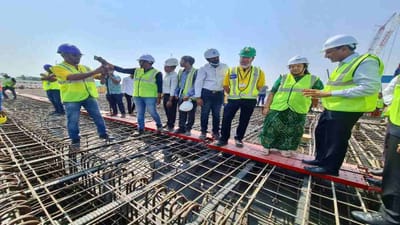 Surat: મુંબઈ-અમદાવાદ હાઈ સ્પીડ રેલ કોરિડોરે ગતિ પકડી, નવસારી ખાતે અન્ય 40 મીટર બોક્સ ગર્ડરનું કાસ્ટિંગ શરૂ થયું