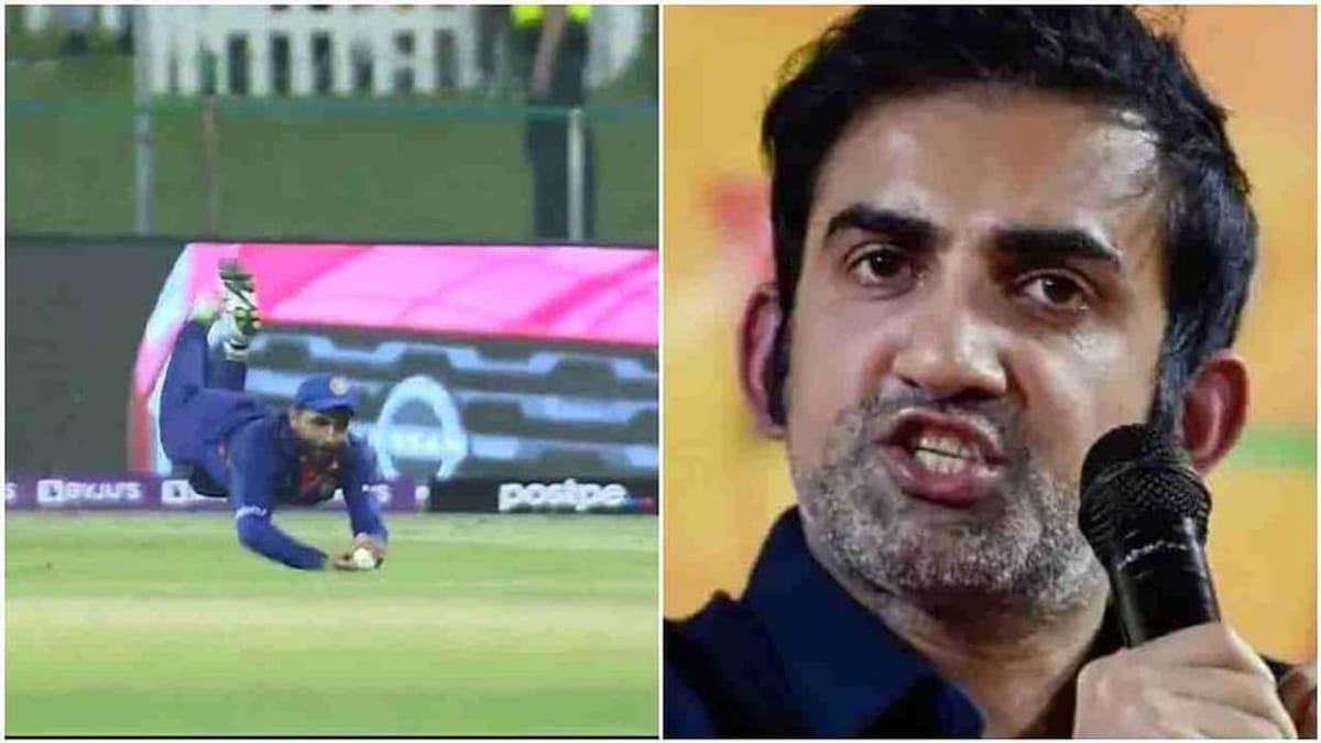 T20 World Cup 2021: રવિન્દ્ર જાડેજાએ 3 મીટર ની દોટ મુકી ડાઇવ લગાવી ઝડપેલા કેચને નોટ આઉટ આપવા પર ગૌતમ ગંભીર ગુસ્સે ભરાયો, કહ્યુ નિયમ બદલો