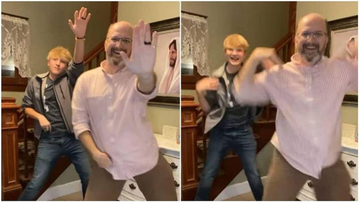 Viral : પિતા-પુત્રની જોડીએ ઈન્ટરનેટ પર મચાવી ધૂમ, અંકલના ડાન્સ સ્ટેપ જોઈને તમે પણ દંગ રહી જશો !