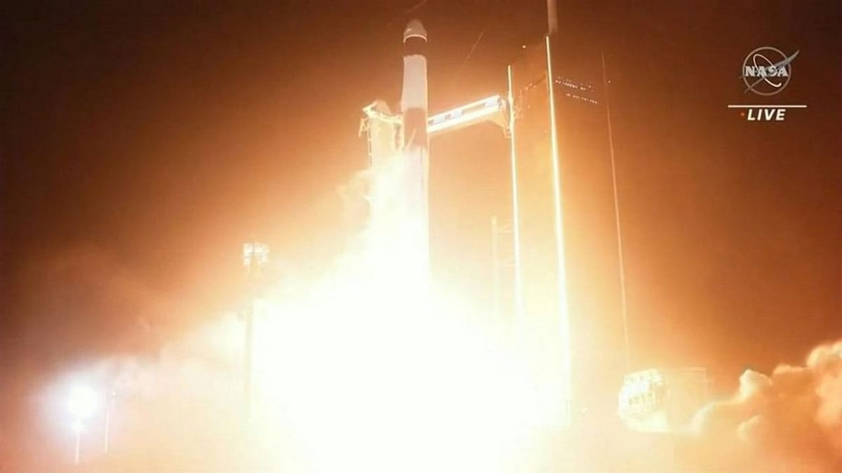 SpaceX ISS: SpaceX રોકેટ પર 4 અવકાશયાત્રીઓ ISS માટે રવાના, ભારતીય અમેરિકન રાજા ચારીને બનાવાયા મિશન કમાન્ડર