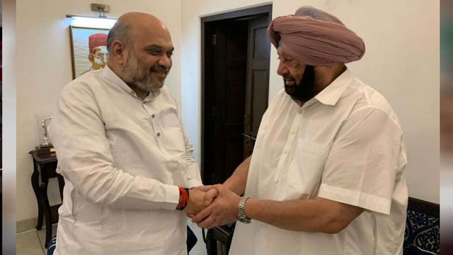 પંજાબ વિધાનસભા ચૂંટણી પહેલા અમિત શાહ અને અમરિન્દર સિંહની મુલાકાત, આ મુદ્દા પર થઈ વાતચીત