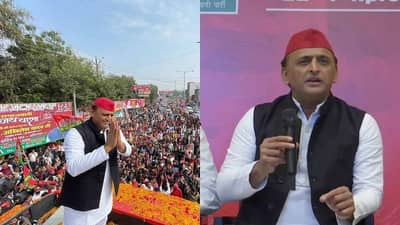 ભાજપ માત્ર નામ બદલે છે, યુપીના લોકો ટૂંક સમયમાં સરકાર બદલશે: ઝાંસીમાં વિજય રથયાત્રા દરમિયાન અખિલેશ યાદવનો પ્રહાર