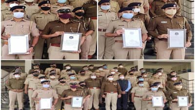 Surat: દુષ્કર્મ પીડિત માસુમ બાળકીઓને ન્યાય અપાવવામાં પોતાનો જીવ રેડનાર પોલીસ અધિકારીઓનું કરાયુ સન્માન