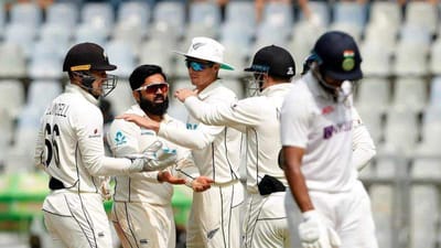 IND vs NZ: ભારતનો પ્રથમ દાવ 325 રન પર સમાપ્ત, મંયકના 150 અને અક્ષર પટેલની ફીફટી, એજાઝ પટેલે ટીમ ઈન્ડિયાની તમામ 10 વિકેટ ઝડપી અદભૂત કમાલ કર્યો