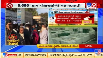 ગુજરાતના બનાસકાંઠામાં 530 ગ્રામ પંચાયતની મતગણતરી શરૂ, મતદાન મથકો પર સમર્થકોની ભીડ