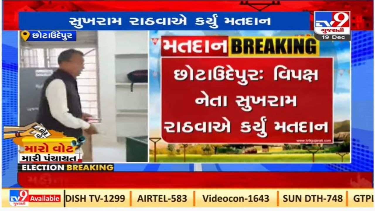 Chhota Udepur : જામલી ગામે વિધાનસભા વિપક્ષ નેતા સુખરામ રાઠવાએ મતદાન કર્યું
