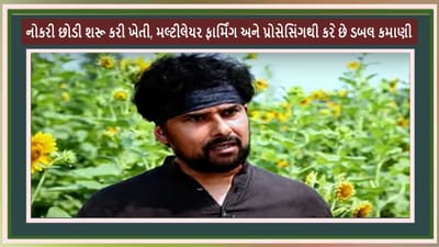 Success Story: MNCની નોકરી છોડી શરૂ કરી ખેતી, મલ્ટીલેયર ફાર્મિંગ અને પ્રોસેસિંગથી કરે છે ડબલ કમાણી