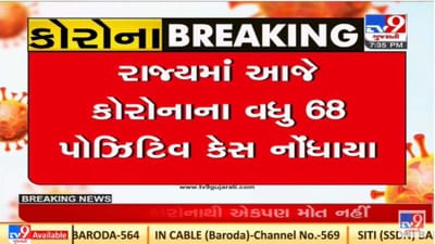 ગુજરાતમાં છેલ્લા 24 કલાકમાં કોરોનાના નવા 68 કેસ નોંધાયા, એક્ટિવ કેસની સંખ્યા 575 થઈ