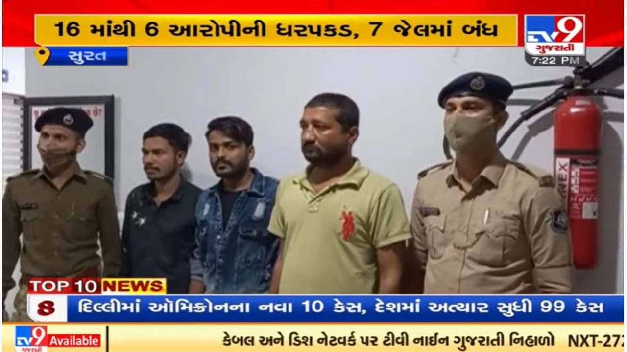 સુરતમાં વધુ એક ગેંગ સામે પોલીસે ગુજસીટોક હેઠળ ગુનો નોંધ્યો