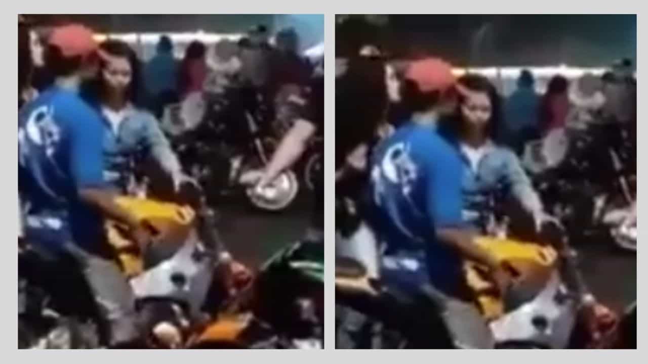 Video : છોકરીને ઈમ્પ્રેસ કરવાના ચક્કરમાં થઈ ફજેતી ! બાઈક પર ખતરનાક સ્ટંટ કરવા જતા હાલ થયા બેહાલ