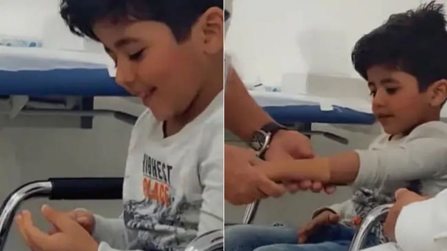 Emotional Video : નાના બાળકને લગાવવામાં આવ્યો કૃત્રિમ હાથ, તેના ચહેરા પરનું સ્મિત જોઇ લોકો થયા ભાવુક