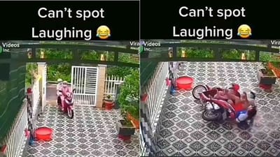 ઘરના આંગણે સ્ટંટ કરી રહી હતી મહિલાઓ, પછી થયુ કઇંક એવું કે લોકો બોલ્યા - 'પપ્પાની પરી જમીન પર પડી'