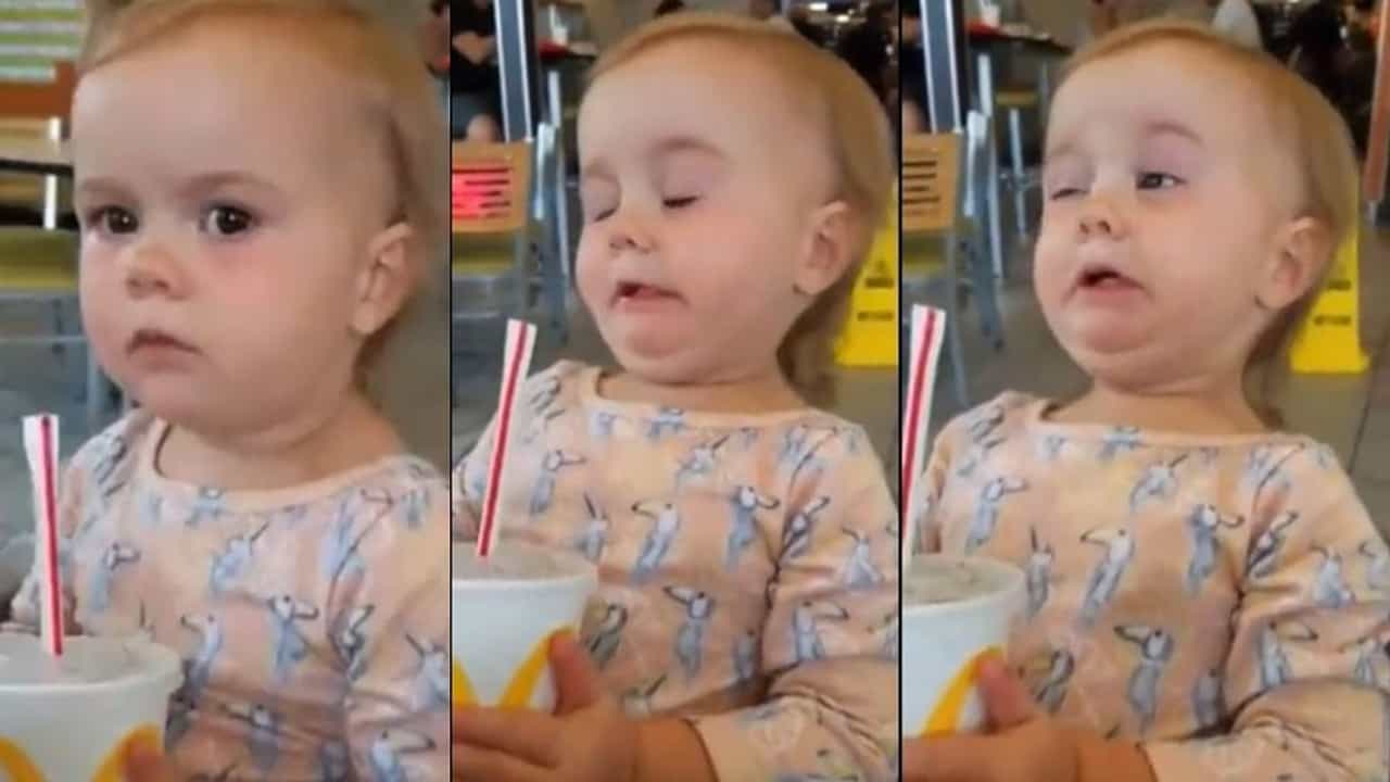 Viral Video : બાળકીએ પહેલી વાર પીધી કોલ્ડ ડ્રીંક, આપ્યા એવા રિએક્શન્સ કે વીડિયો થયો વાયરલ