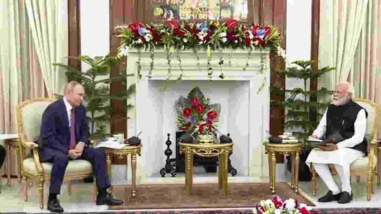 President Putin in India: રાષ્ટ્રપતિ પુતિને ભારત આવવા પર વ્યક્ત કરી ખુશી, પીએમ મોદીએ કહ્યું- દુનિયામાં ઘણુ બદલાયુ પણ અમારી મિત્રતા નહી