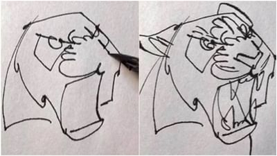 Video : આર્ટિસ્ટે પેપર પર એવી કલાકારી કરી કે વીડિયો થયો વાયરલ, ટેલેન્ટ જોઈને યુઝર્સ મોઢામાં આંગળા નાખી ગયા !