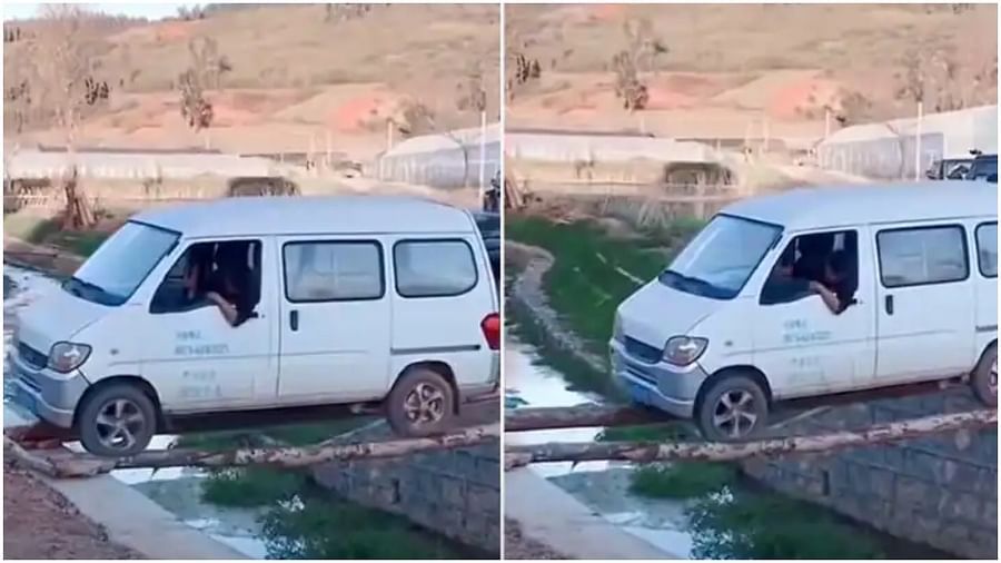Viral: ગાડીને કેનાલ પરથી પસાર કરવાનો ગજબનો જુગાડ જોઈ લોકો બોલ્યા 'વાહ ભાઈ તુમ તો હેવી ડ્રાઈવર નિકલે'