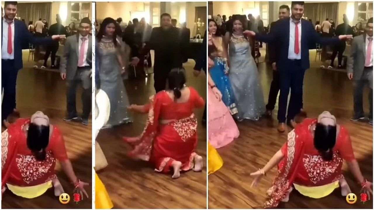Funny Video : લગ્નમાં DJ ની ધૂનમાં કાકી ભુલ્યા ભાન, આ અનોખા ડાન્સ સ્ટેપ જોઈને મહેમાનો પણ હસીને લોટ પોટ થયા