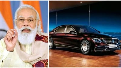 PM MODIના કાફલામાં સામેલ થઈ12 કરોડની Mercedes-Maybach S650 કાર, ગોળી અને વિસ્ફોટની નથી થતી અસર, જાણો ખાસિયત