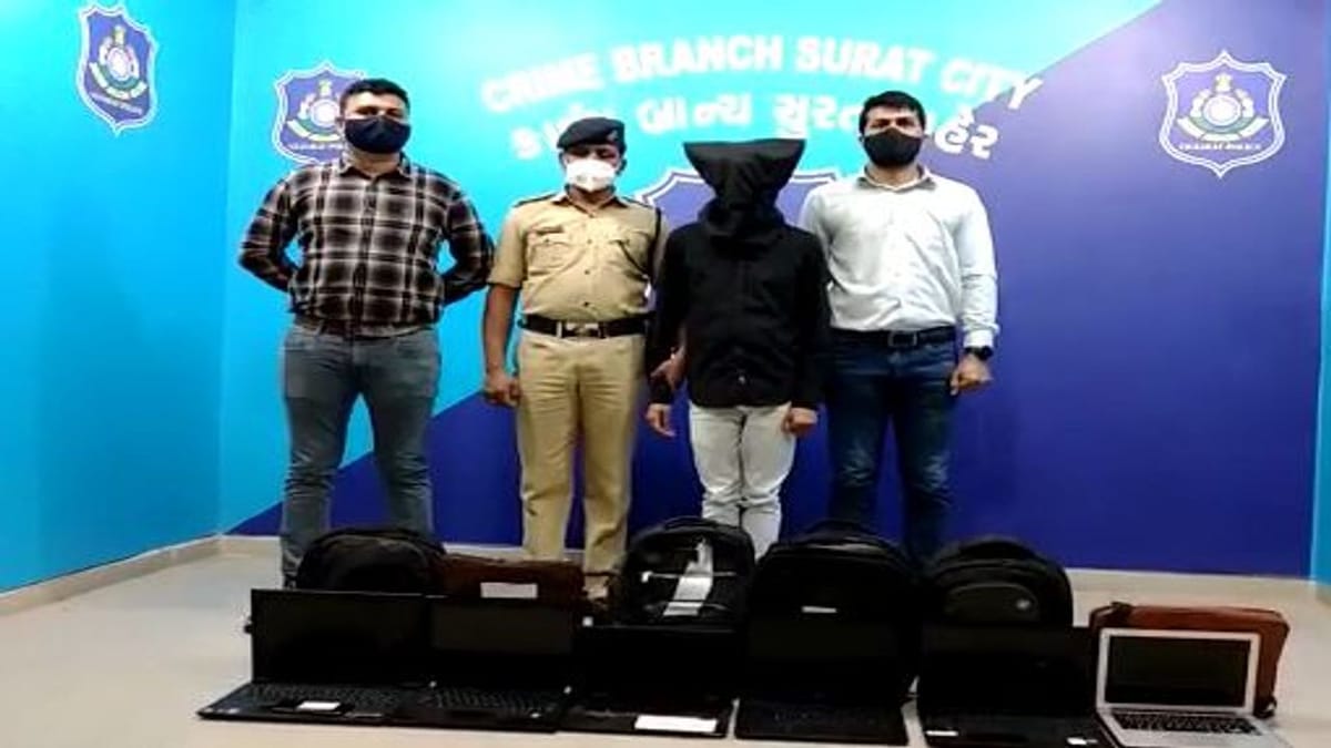 SURAT : અનલોક ફોરવ્હીલમાંથી કિંમતી સામાનોની ચોરી કરતો એક આરોપી ઝડપાયો, કુલ 10 ગુનાનો ઉકેલાયો ભેદ