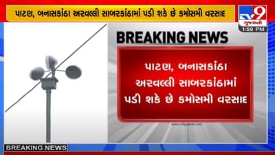 Gujarat : ખેડૂતો માટે માઠા સમાચાર, કમોસમી વરસાદની હવામાન વિભાગની આગાહી