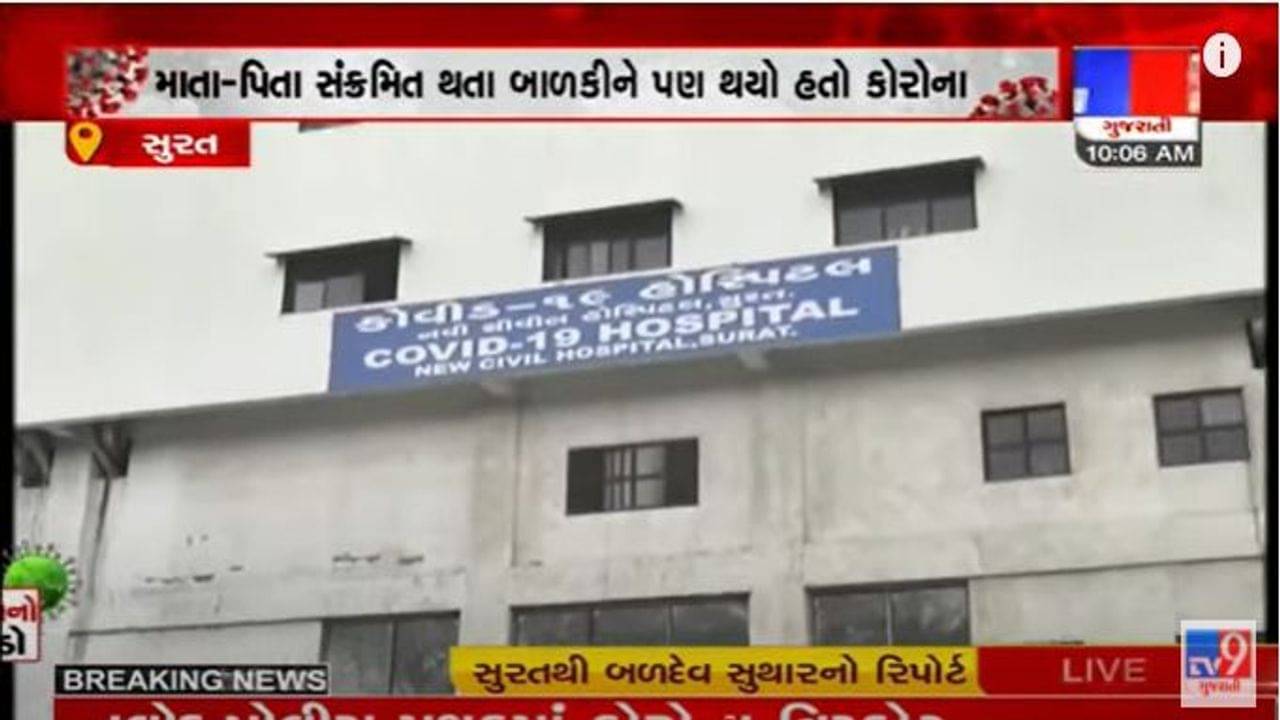 Surat: બાળકોના માતા-પિતા ચેતી જજો, પલસાણામાં એક વર્ષની બાળકીને કોરોના ભરખી ગયો