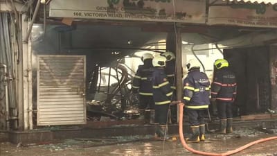 Mumbai : ભાયખલા વિસ્તારમાં ભીષણ આગ, આઠ ફાયર ફાઈટરનો કાફલો ઘટના સ્થળે