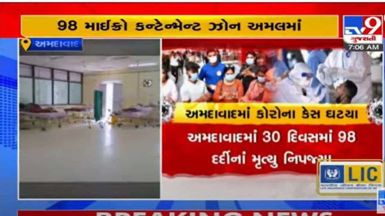 Ahmedabad: શહેરમાં માઈક્રો કન્ટેઈન્મેન્ટ ઝોનમાં સતત ઘટાડો, 15 વિસ્તારને માઈક્રો કન્ટેઈન્મેન્ટ ઝોનમાંથી મુક્ત કરાયા