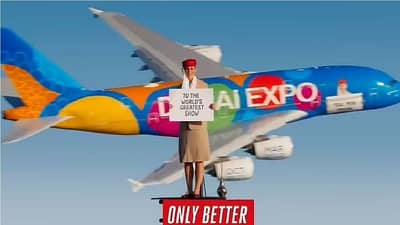 જીવ જોખમમાં નાખીને Burj Khalifaની ટોચ પર ઉભી રહી એર હોસ્ટેસ, જાણો કેમ લીધુ રિસ્ક