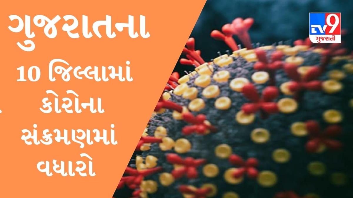Gujarat ના આ 10 જિલ્લામાં કોરોનાના સંક્રમણમાં વધારો, એક્ટિવ કેસો પણ વધ્યા