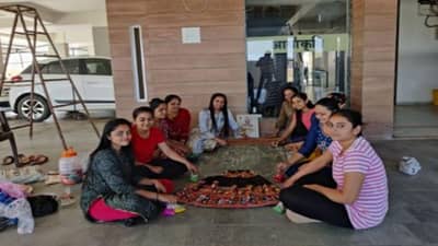 ખોડલધામ પાટોત્સવઃ હવે મંદિરમાં નહીં દરેક ઘરમાં ઉજવાશે ઉત્સવ, ઘરે ઘરે રંગોળી પૂરાઈ