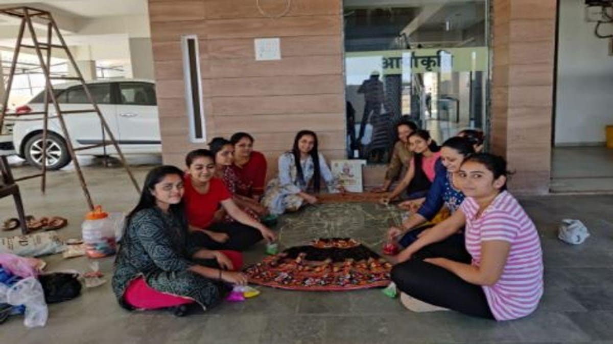 ખોડલધામ પાટોત્સવઃ હવે મંદિરમાં નહીં દરેક ઘરમાં ઉજવાશે ઉત્સવ, ઘરે ઘરે રંગોળી પૂરાઈ