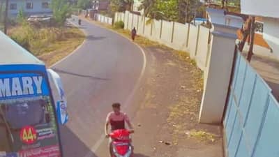 Video : બસની ઝપેટમાં આવતા માંડ-માંડ બચ્યો આ યુવક, દિલધડક દ્રશ્યો કેમેરામાં થયા કેદ