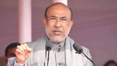 Manipur Election 2022: CM બિરેન સિંહનો દાવો- BJPને મળશે બે તૃતિયાંશ બહુમતી, મુખ્યમંત્રી અંગેનો નિર્ણય કેન્દ્રીય નેતૃત્વ લેશે