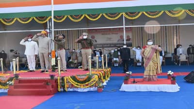 મહેસાણા : સહકાર મંત્રી જગદીશ વિશ્વકર્માની ઉપસ્થિતિમાં 73મા પ્રજાસત્તાક પર્વની આન,બાન અને શાન સાથે ઉજવણી કરાઇ