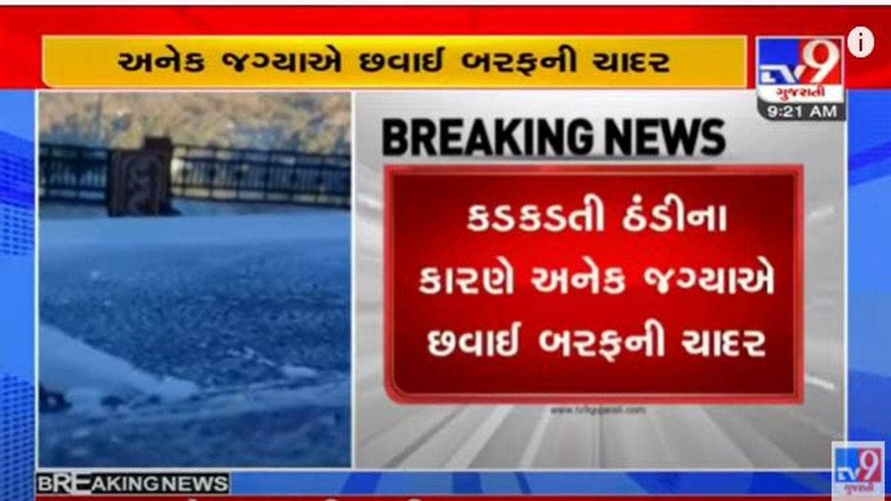 માઉન્ટ આબુમાં કાતિલ ઠંડીનું મોજું ફરી વળ્યું, માઈનસ 4 ડિગ્રી તાપમાન નોંધાયું