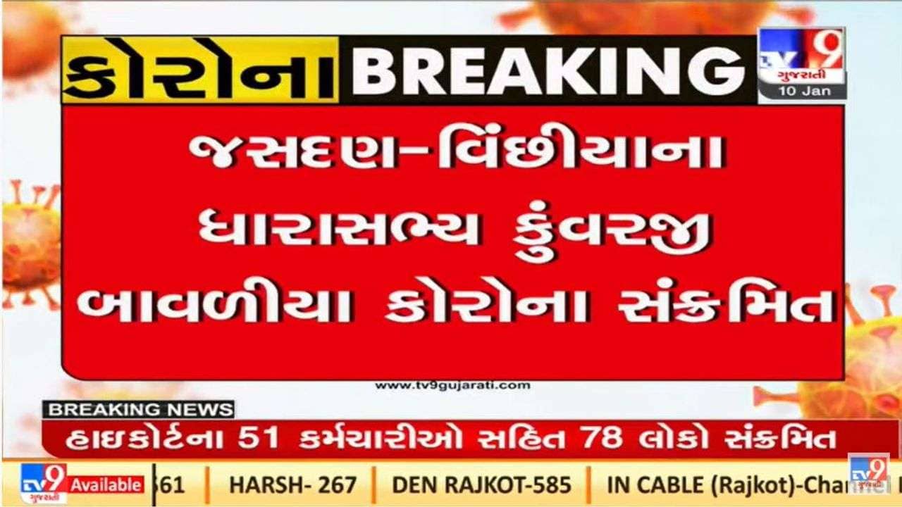 Rajkot : ભાજપ નેતા કુંવરજી બાવળિયા પણ કોરોના સંક્રમિત, હોમ આઇસોલેટ થયા