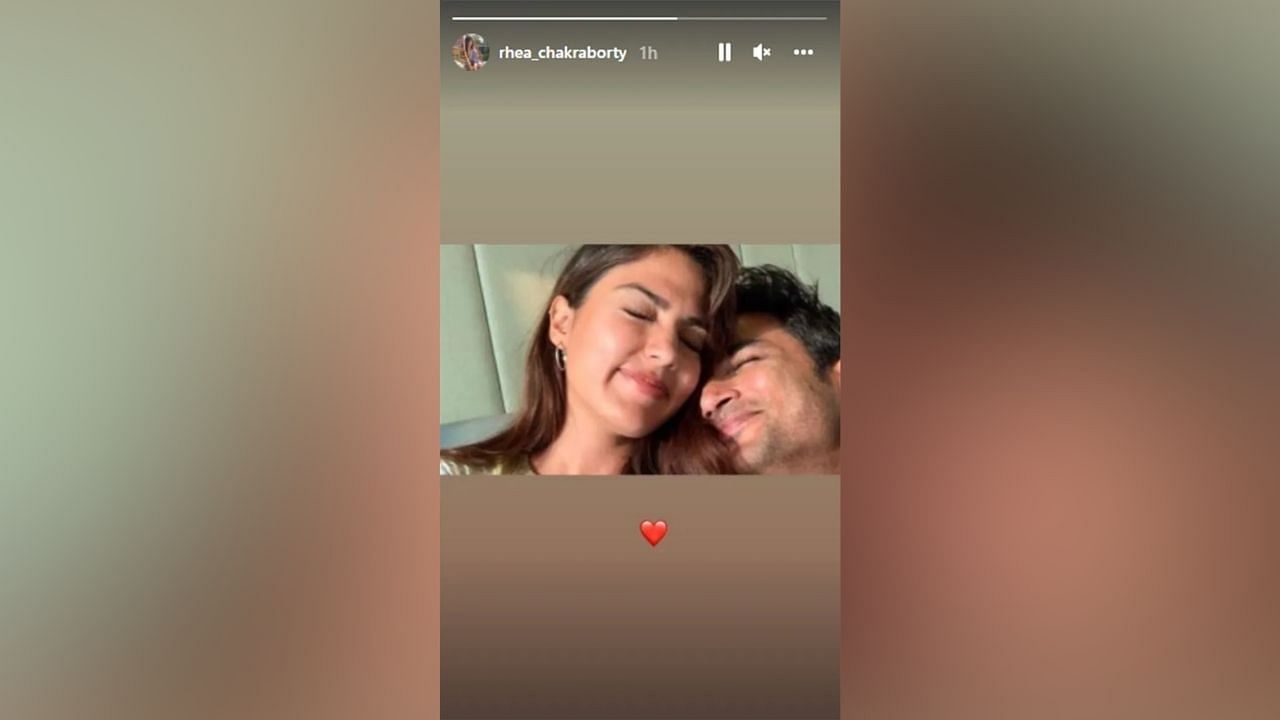 Rhea-and-Sushant Instagram Story