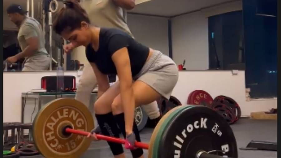 Samantha Weight Lifting : 80 કિલો વજન ઉઠાવીને સામંથાએ પોતાના માટે સેટ કર્યો નવો રેકોર્ડ