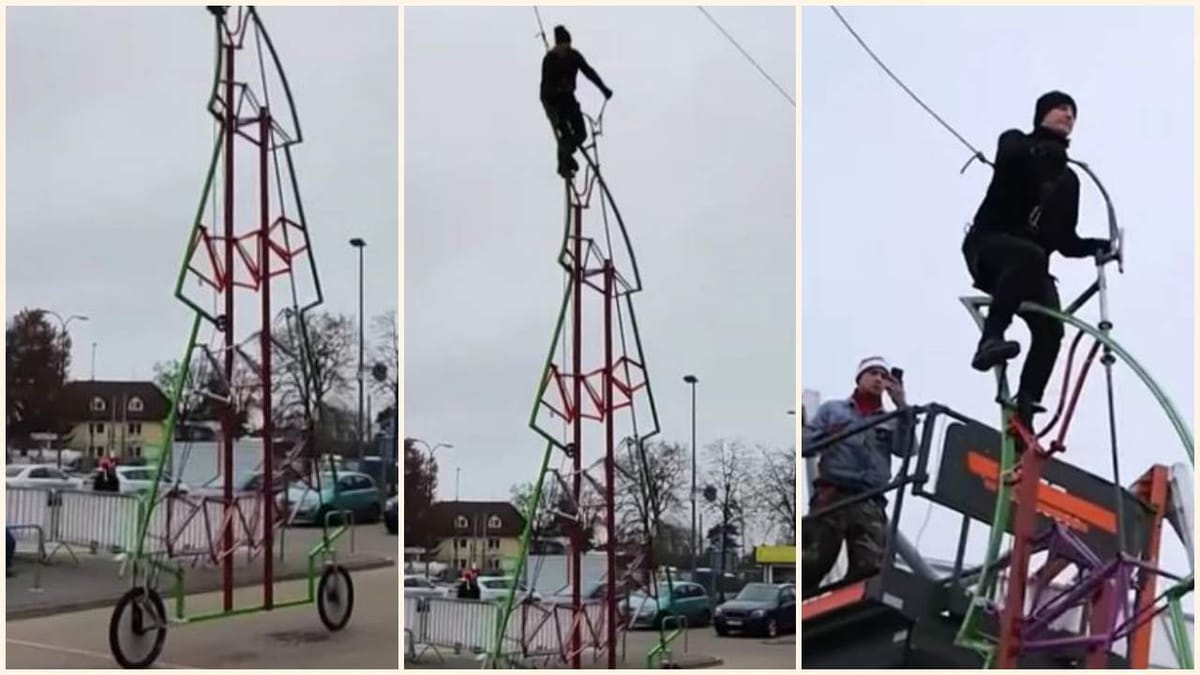 Viral: દુનિયાનો સૌથી અનોખો જૂગાડ, શખ્સે સાઈકલ સાથે કંઈક એવું કર્યું કે બની ગયો વિશ્વ રેકોર્ડ