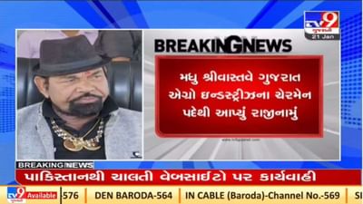 Vadodara : મધુ શ્રીવાસ્તવે ગુજરાત એગ્રો ઇન્ડસ્ટ્રીઝના ચેરમેનપદેથી રાજીનામું આપ્યું