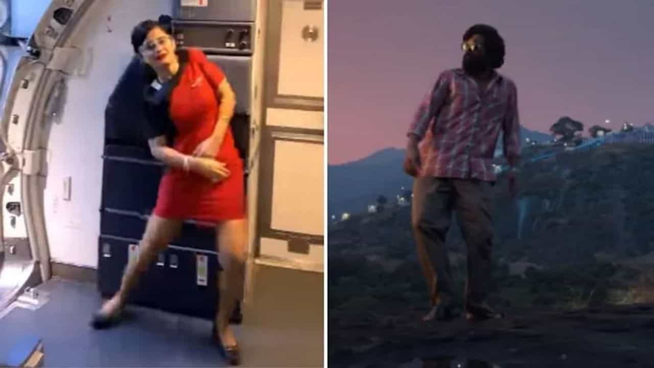 Viral Video : ફ્લાઈટમાં એર હોસ્ટેસે અલ્લુ અર્જુનના હૂક સ્ટેપની કરી કોપી, ઈન્ટરનેટ પર છવાયો વીડિયો