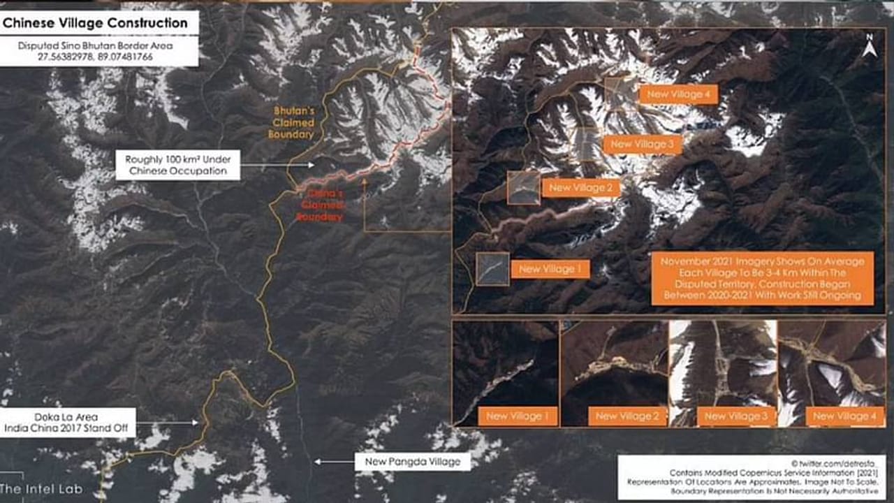 ભૂટાનમાં 166 ઇમારતો અને રસ્તાઓ બનાવી રહ્યુ છે ચીન, ડોકલામ નજીક આખું ગામ વસાવવાનો છે પ્લાન