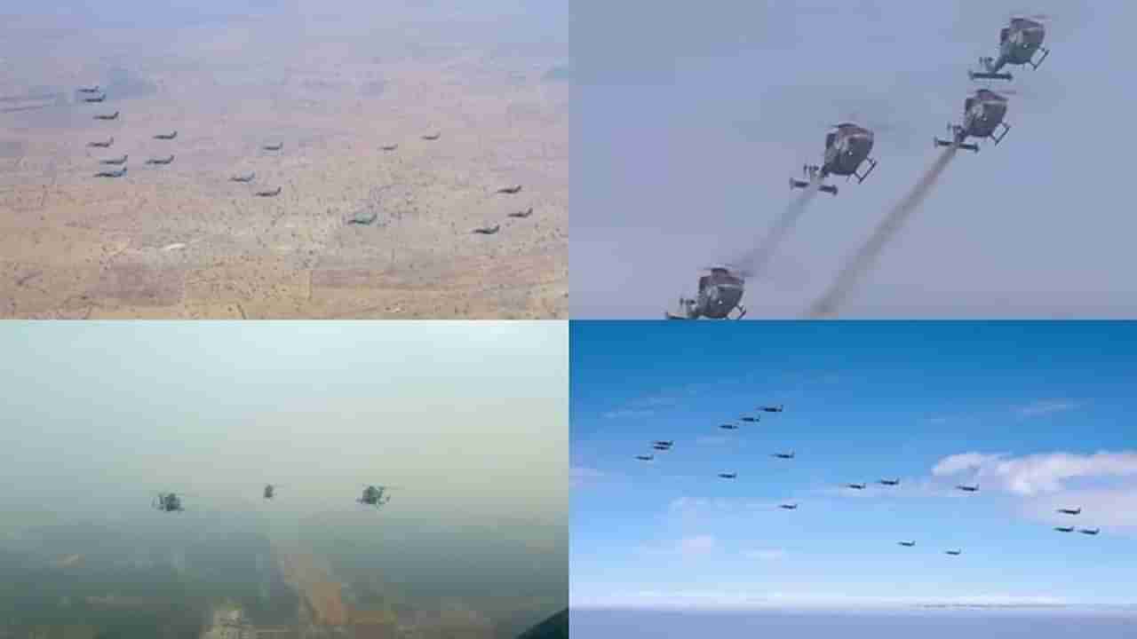 Video : આકાશમાં છવાયા ભારતના ફાઈટર એરક્રાફ્ટ, અમૃત ફોર્મેશનમાં ઉડતા જગુઆરને જોઈને નહી હટાવી શકો નજર