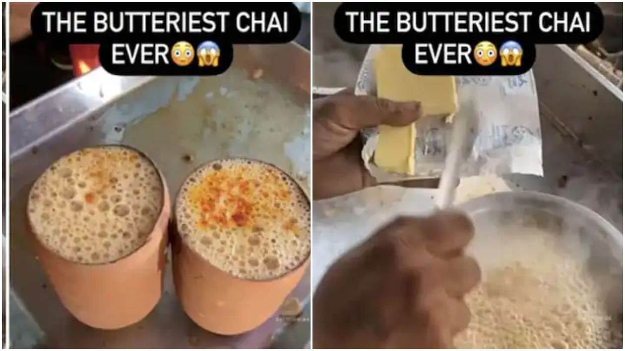 Viral: ખુબ બટર નાખી બનાવી  Butter Tea, વીડિયો જોઈ ટી લવર બોલ્યા આ સહન નહીં થાય