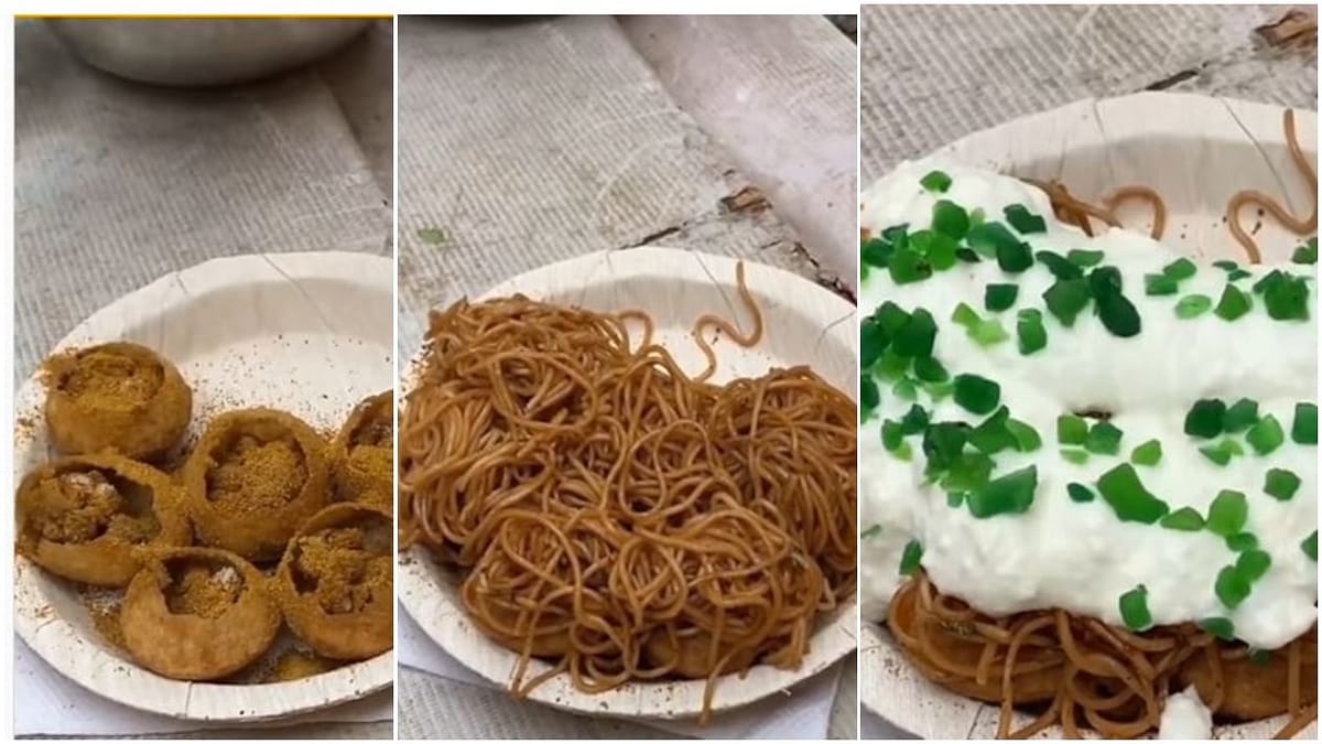 Viral: માર્કેટમાં આવ્યા હવે ચાઉમીન ગોલગપ્પા, લોકો બોલ્યા હવે દુનિયા ખતમ થઈ જાય તો ઠીક છે !