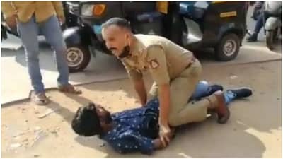 Viral: પોલીસે સિંઘમ સ્ટાઈલમાં ચોરને પકડ્યો, વીડિયો જોઈ સોશિયલ મીડિયા યુર્ઝસ કરી રહ્યા છે સેલ્યૂટ